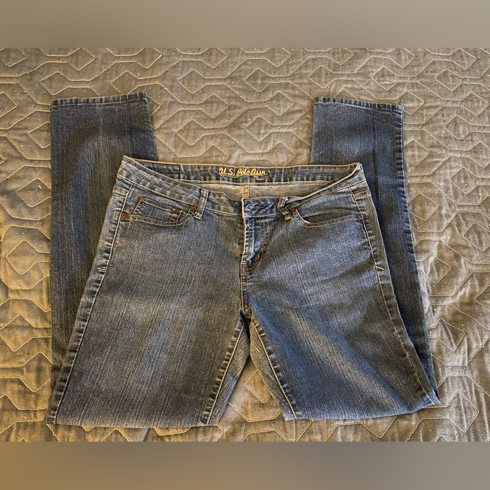 U.S. Polo Assn. Relaxed Fit Gray Jeans